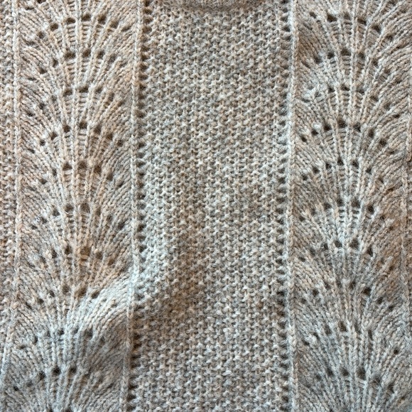 Rails Mara Sweater Alpaca Wool Blend Eyelet Pullover Size Small - Picture 4 of 7